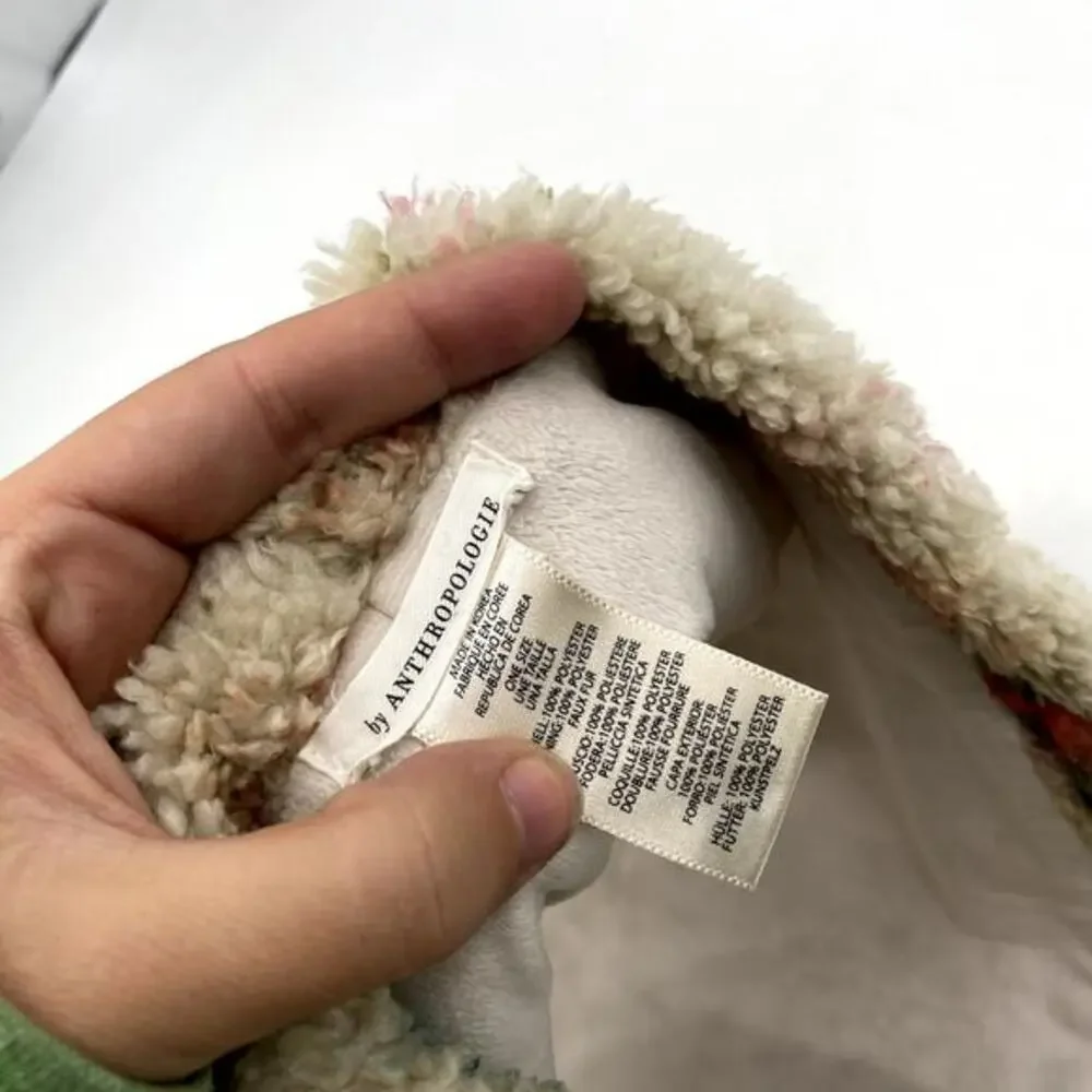 Anthropologie floral‎ sherpa neck bluff Snood
